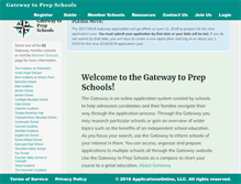 Tablet Screenshot of gatewaytoprepschools.com